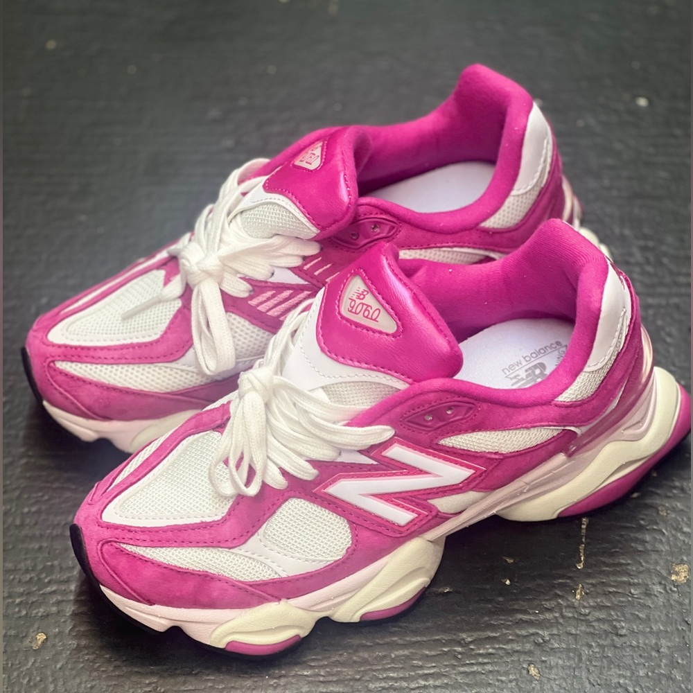 New Balance 9060 Fuchsia Pink Sneakers